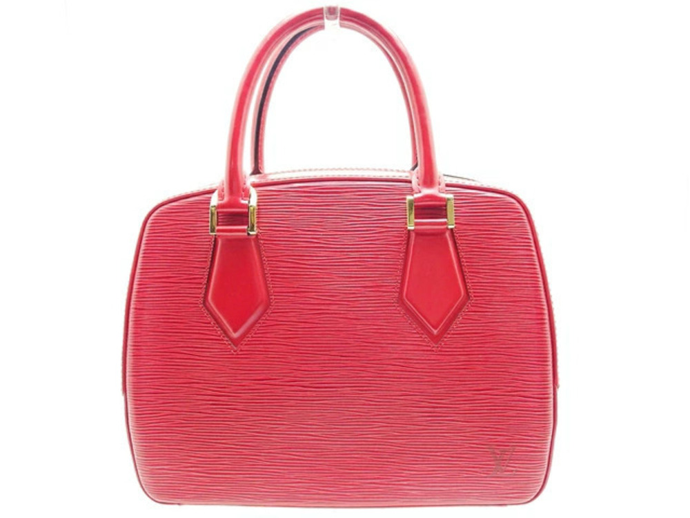 LOUIS VUITTON handbag Sablon Epi leather Castilian Red